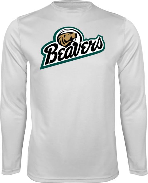 Bemidji State Performance Long Sleeve Shirt BSU Beavers Script - ONLINE ONLY