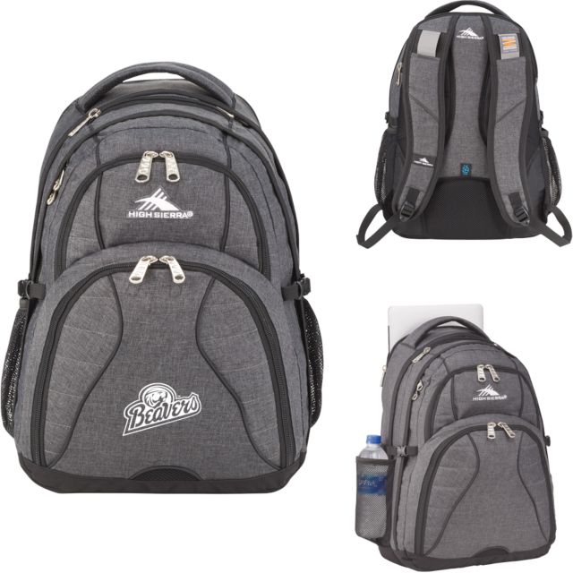Bemidji State High Sierra Swerve Computer Backpack BSU Beavers Script - ONLINE ONLY